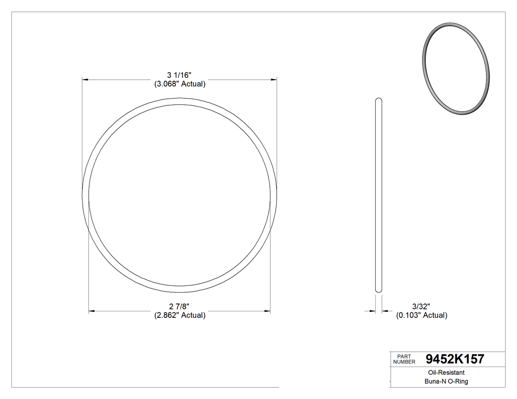 Technical drawing - 9452K157